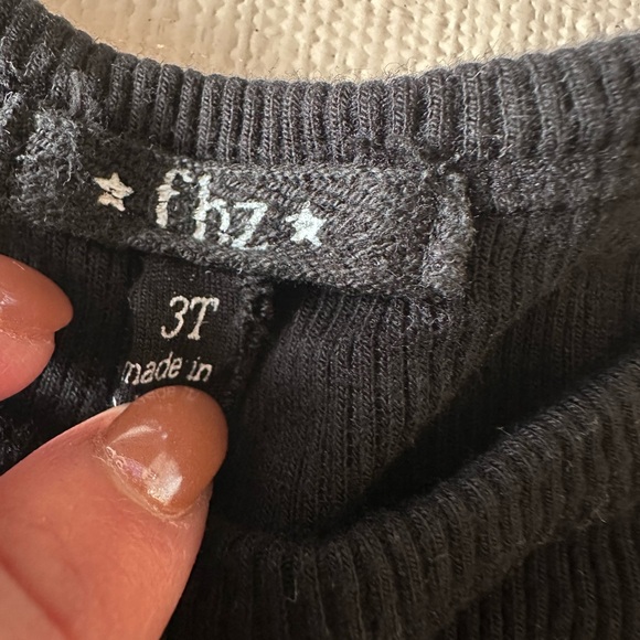 Flowers by Zoe Black and Rainbow Tie-Dye Long Sleeve Dress - Picture 3 of 9